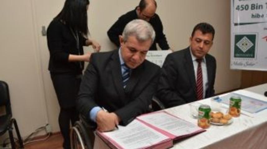 Osmaniye'de Engelli Spor Kul&uuml;plerine Yardım