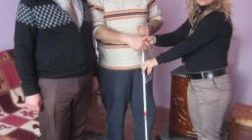 Aydın Belediyesi&rsquo;nden Engelli Vatandaşlara Beyaz Baston