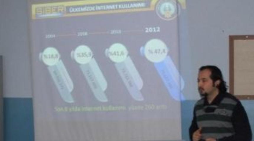 Kof&ccedil;azlı &Ouml;ğrencilere Siber Zorbalık Anlatıldı