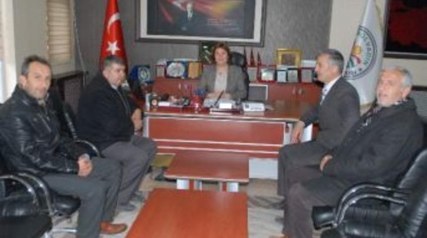 Bolvadinli Taksicilerden Başkan Kıl&ccedil;ık&rsquo;a Teşekk&uuml;r Ziyareti