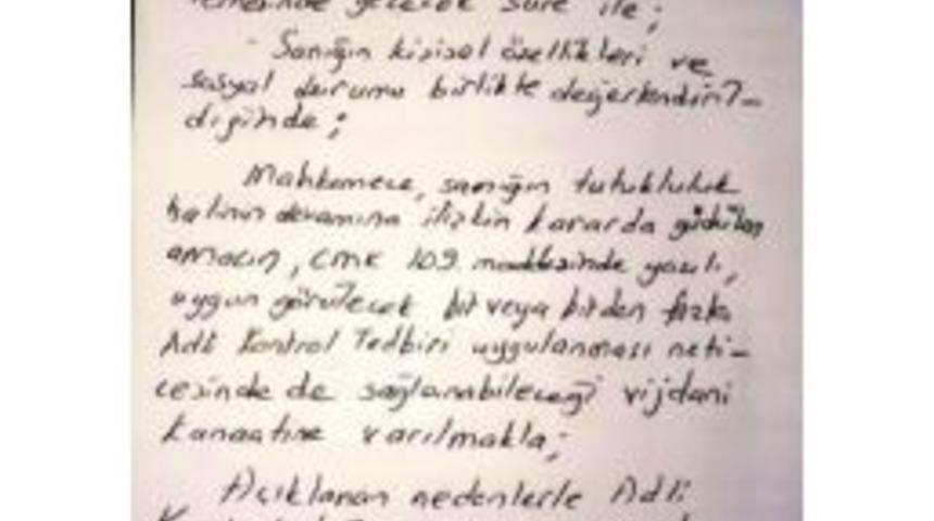 Savcıdan Bağbuğ&rsquo;a İlk Kez Tahliye Talebi