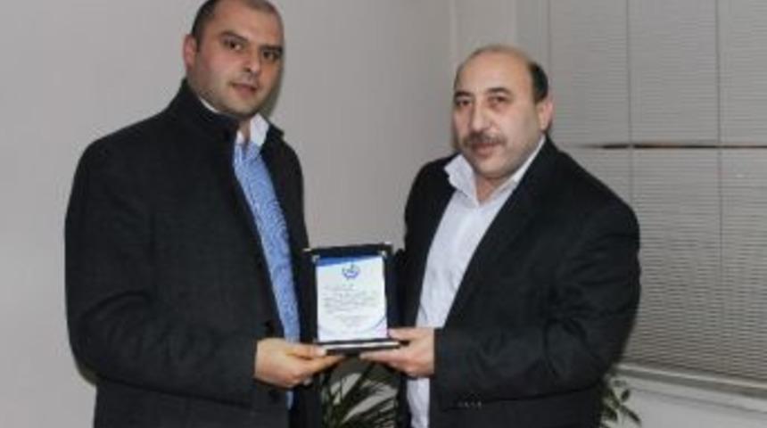 &Uuml;lk&uuml;c&uuml; İş&ccedil;iler Derneği Başkanı Yaman&rsquo;a Ziyaret