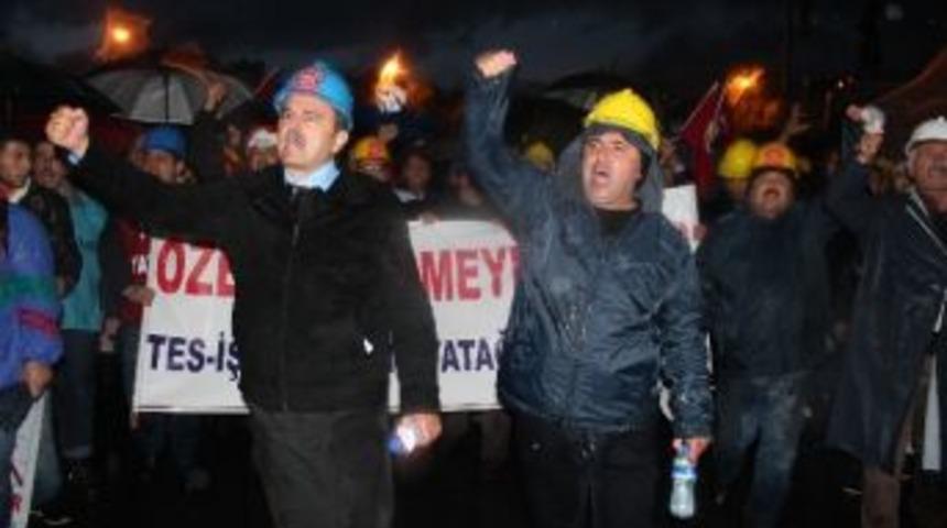 İş&ccedil;iler Ankara&rsquo;da Kararlı