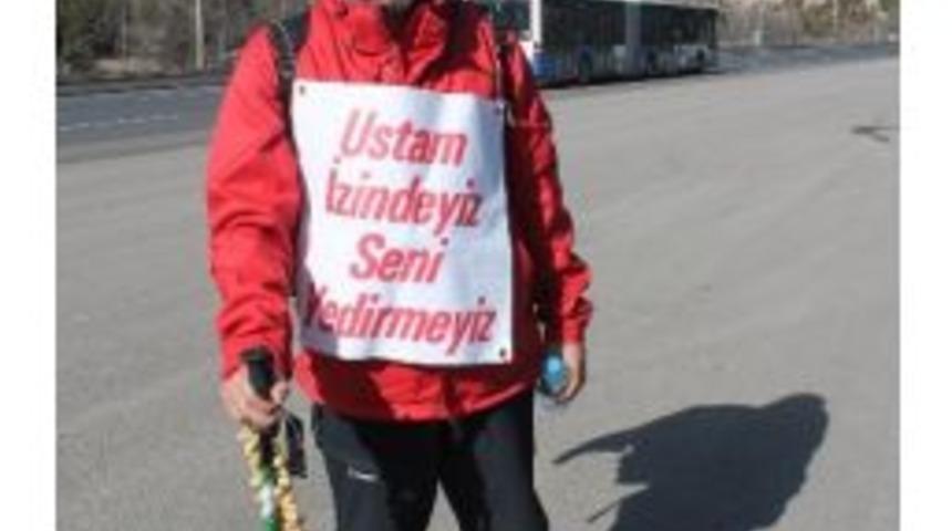 Başbakan Erdoğan&rsquo;a Destek İ&ccedil;in Yola &Ccedil;ıkan &Ccedil;elik, Ankara&rsquo;ya Ulaştı