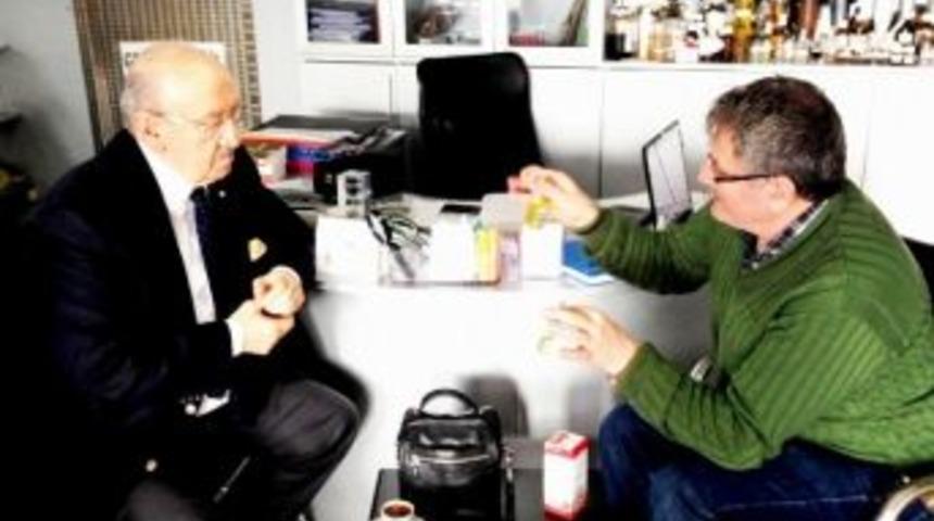 Başkan Cahit &Ccedil;etin&rsquo;den, Faruk Durukan&rsquo;a Ziyaret