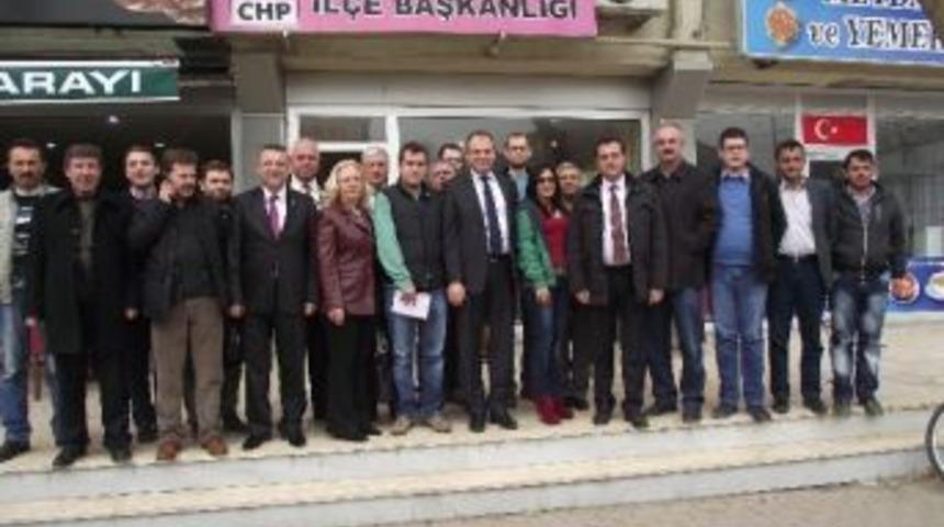 Tekirdağ Belediye Başkanı Adem Dalgı&ccedil; Chp Muratlı &Ouml;rg&uuml;t&uuml;'n&uuml; Ziyaret Etti