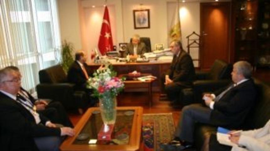 Kuzey Yunanistan Yunan-t&uuml;rk Ticaret Odası Başkanı Etso'yu Ziyaret Etti