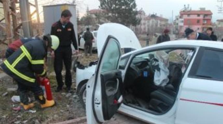 Beyşehir&rsquo;de Trafik Kazası: 1 Yaralı