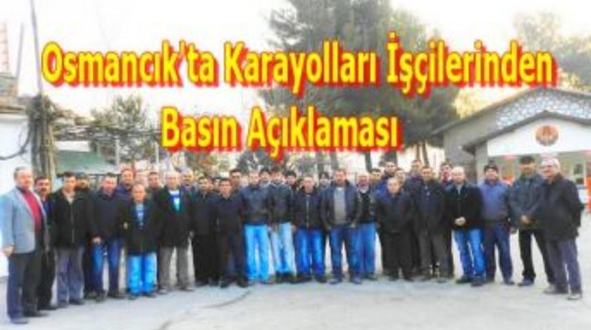 Karayolları İş&ccedil;ilerinden Basın A&ccedil;ıklaması