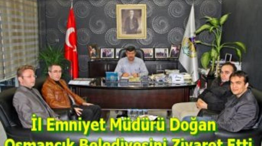 İl Emniyet M&uuml;d&uuml;r&uuml; Doğan Osmancık Belediyesini Ziyaret Etti.