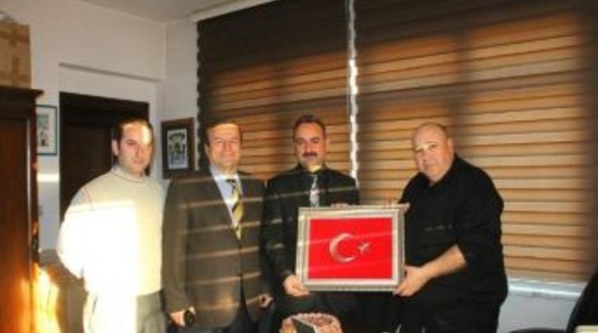Başkan Timur'a Doğum G&uuml;n&uuml; Ziyareti