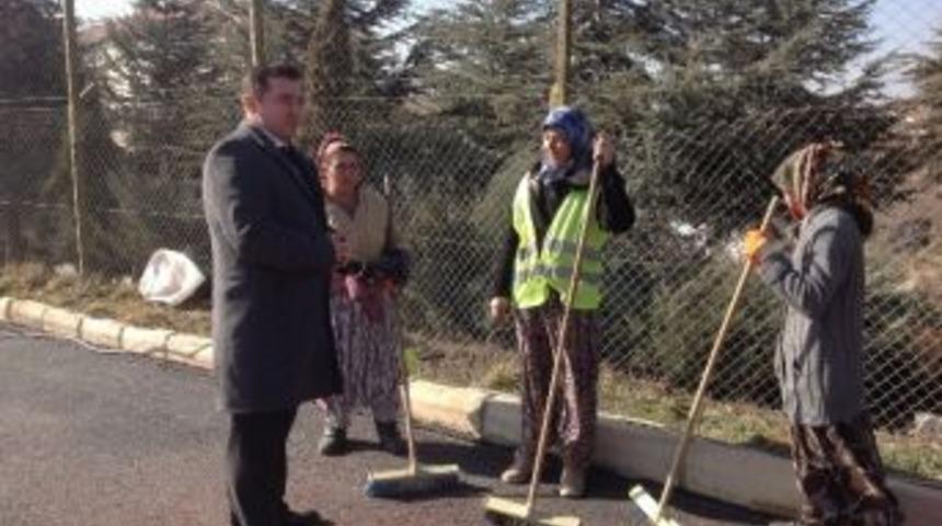 Başkan Vekili Bakıcı, Tartar Pist &Ccedil;alışmalarını İnceledi