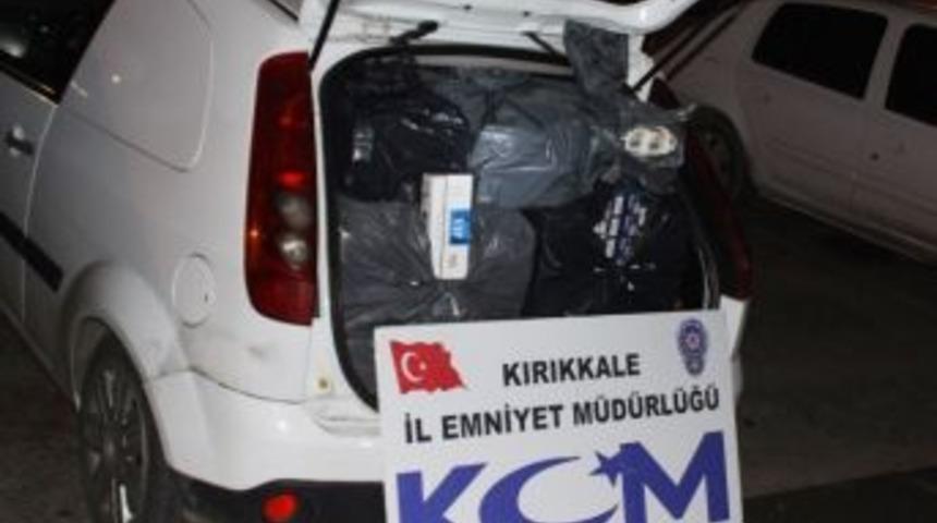 Kırıkkale&rsquo;de Ka&ccedil;ak Sigara Operasyonu