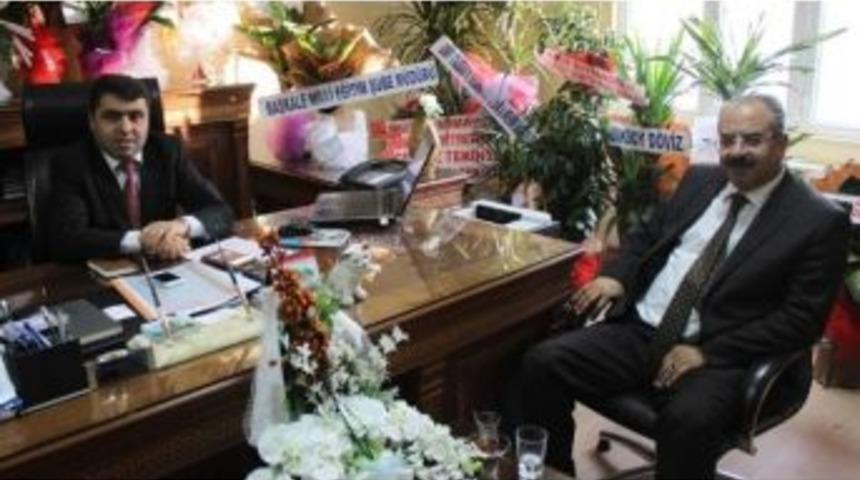 Talat Toy&rsquo;dan M&uuml;d&uuml;r Kırekin&rsquo;e Veda Ziyareti