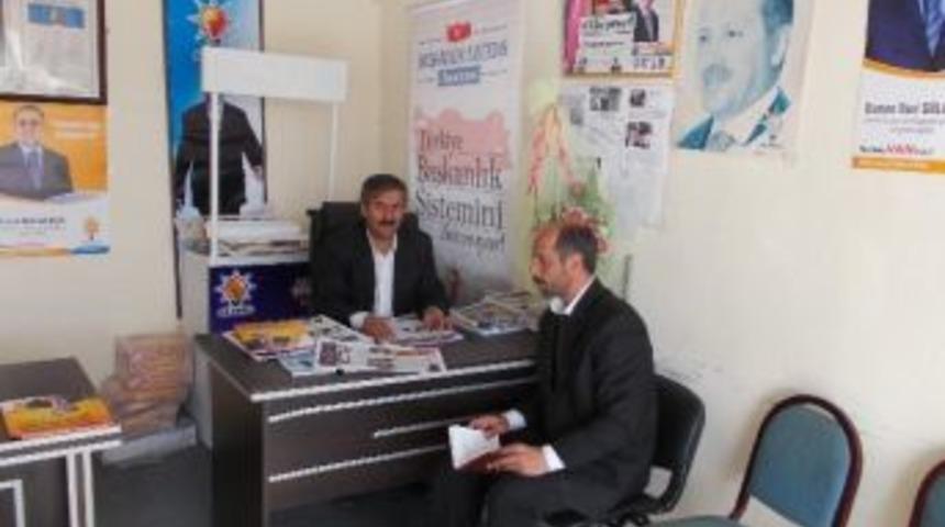 Ak Parti Saray İl&ccedil;e Başkanı Şerif &Ccedil;evik;