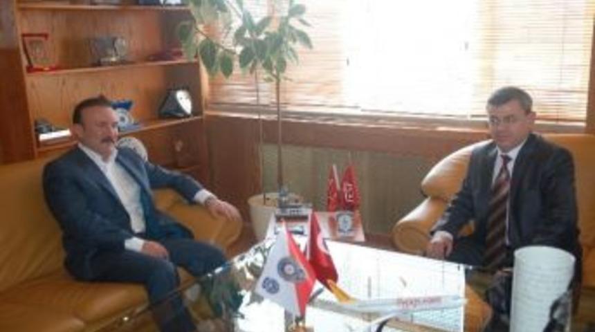 Başkan Doğan Emniyet M&uuml;d&uuml;r&uuml; Ziyaret Etti
