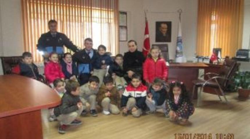 Miniklerden Zabıta&rsquo;ya Ziyaret