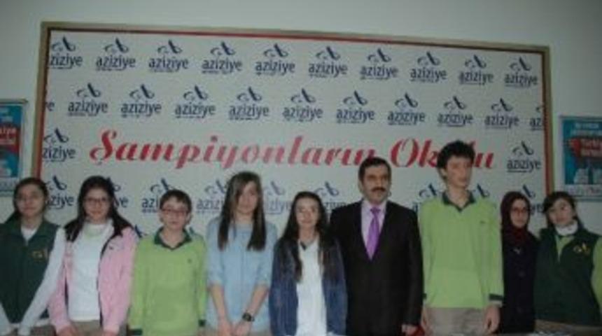 &Ouml;zel Aziziye Koleji Sporcuları Başarıya Doymuyor