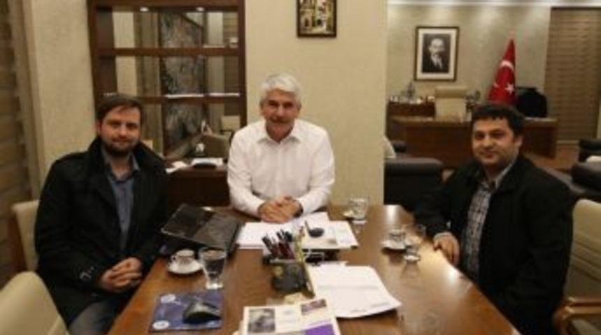 Film Y&ouml;netmeni Burak Varlık, Başkan Sakallı&rsquo;yı Ziyaret Etti