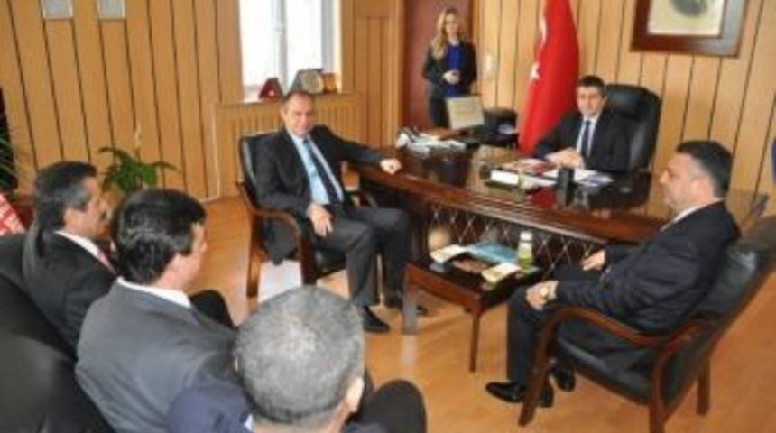 Tekirdağ Belediye Başkanı Dalgı&ccedil;'tan Gen&ccedil;lik Spor M&uuml;d&uuml;r&uuml;ne İadeyi Ziyaret