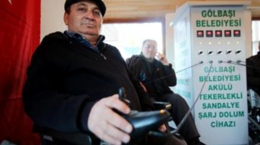 Gölbaşı’nda Engellileri Sevindiren Hizmet