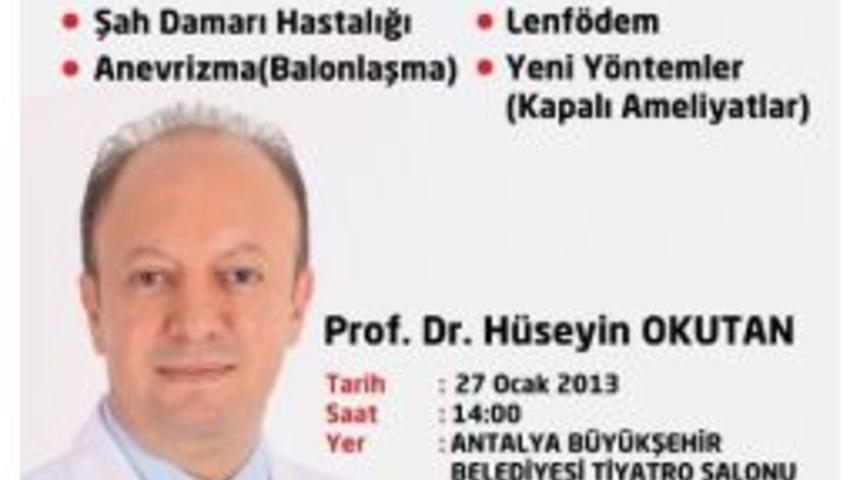 Vatandaşlar Damar Hastalıkları Konusunda Bilgilendirilecek