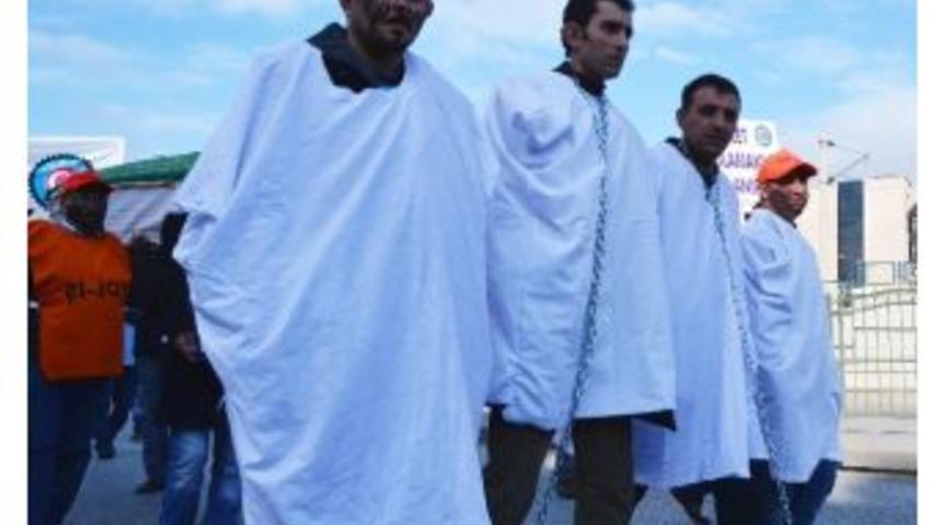 Ankara&rsquo;da Termik Santral İş&ccedil;ilerine Destek Eylemi