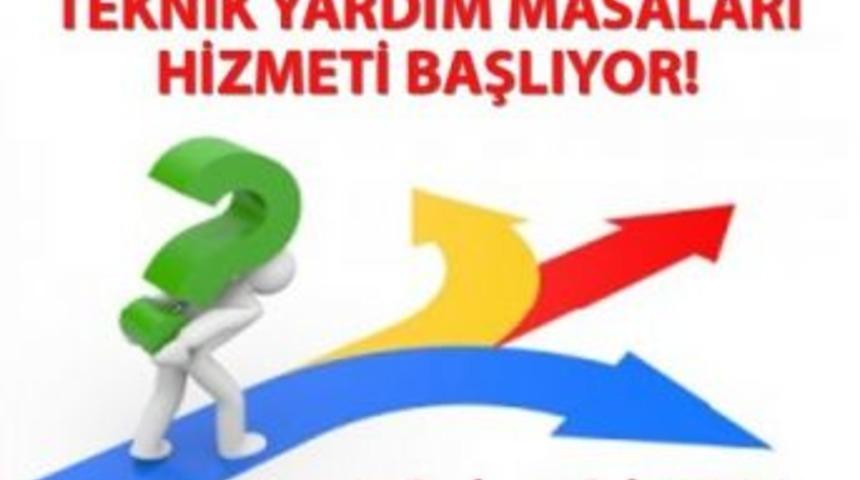 Kudaka Teknik Yardım Masaları Randevu Kaydı Başladı
