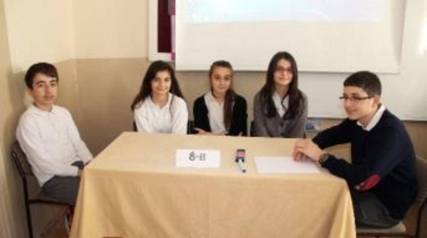 Ahmet Yesevi Ortaokulu 8. Sınıfları Bilgilerini Ölçtü