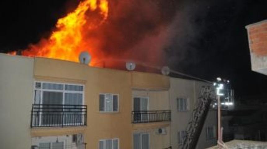 &Ccedil;atı Alev Aldı Facianın Eşiğinden D&ouml;n&uuml;ld&uuml;