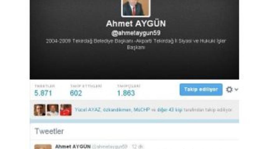 Ak Parti Tekirdağ S&uuml;leymanpaşa İl&ccedil;e Belediye Başkan Adayından Twitter'den Mesaj Verdi: