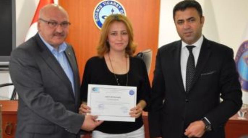 &Ouml;demiş&rsquo;te Toplam 60 Girişimci Kosgeb&rsquo;ten Sertifikalarını Aldı