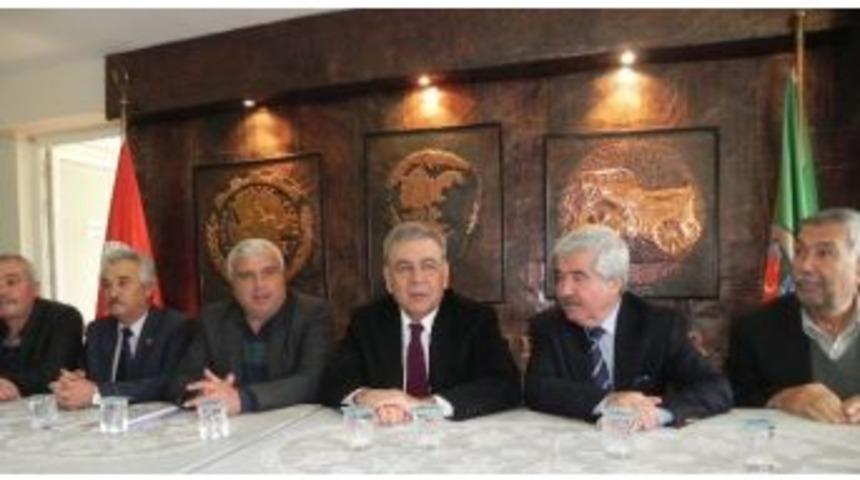 &Ouml;demiş Ziraat Odası'nı Ziyaret Eden İzmir B&uuml;y&uuml;kşehir Belediye Başkanı Aziz Kocaoğlu: