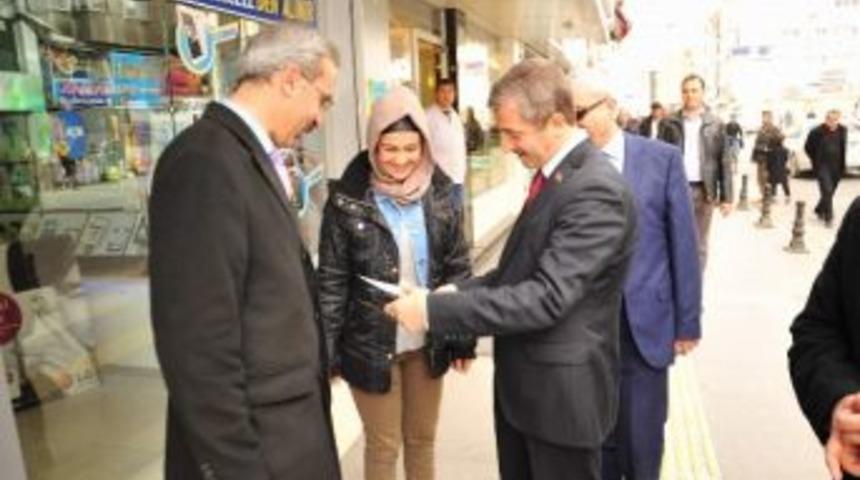 Başkan Tahmazoğlu Karag&ouml;z Esnafıyla Bir Araya Geldi