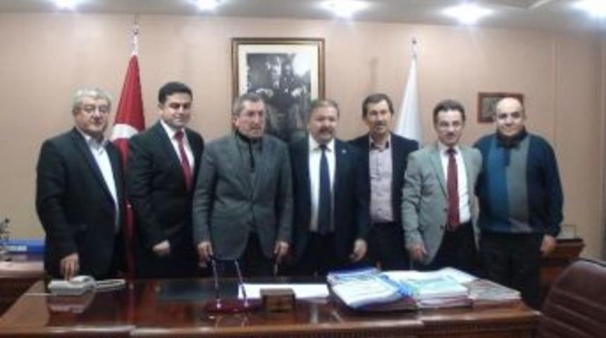 Mhp’li Başkan Adaylarından Başkan Vergili'ye Destek Ziyareti