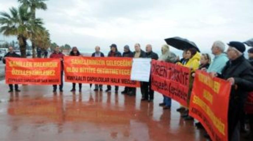 Konyaaltı Halkından Sahil Eylemi