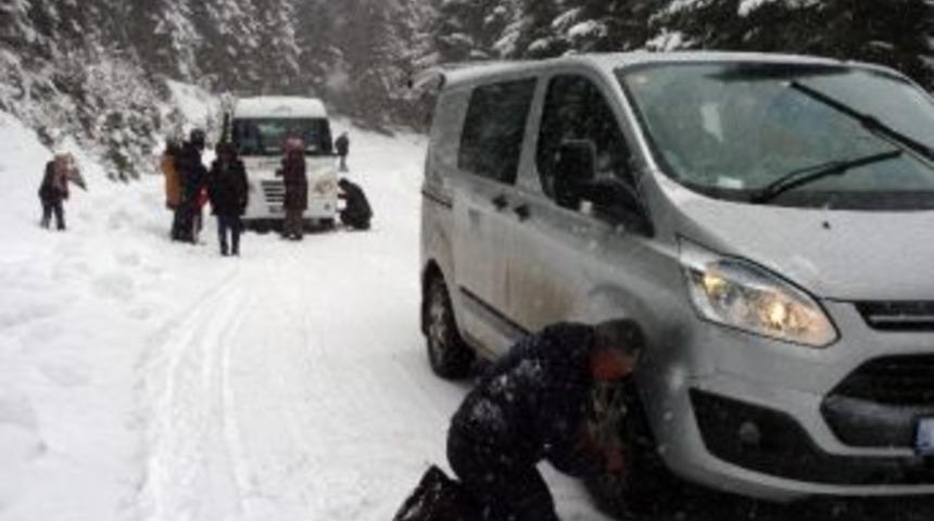 Kartalkaya’da Kar Sevinci