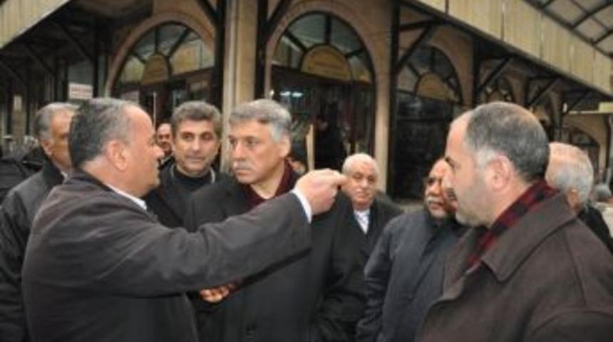 Erkal, Bakırcılar &Ccedil;arşısı Esnafını Ziyaret Etti