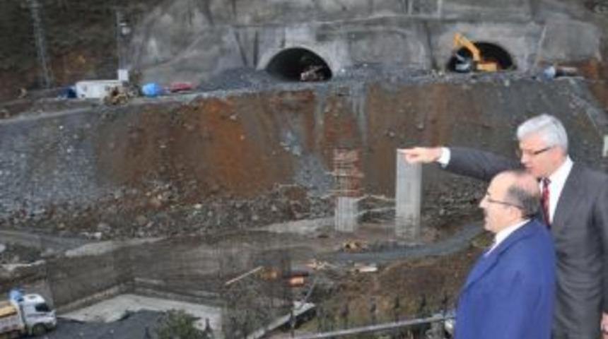 Trabzon&rsquo;da T&uuml;nel İnşaatları Hızlandı