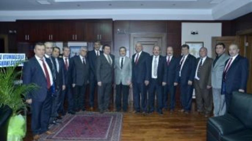 Sof&ouml;rler Odası Yeni Y&ouml;netiminden Başkan Ata&ccedil;&rsquo;a Ziyaret