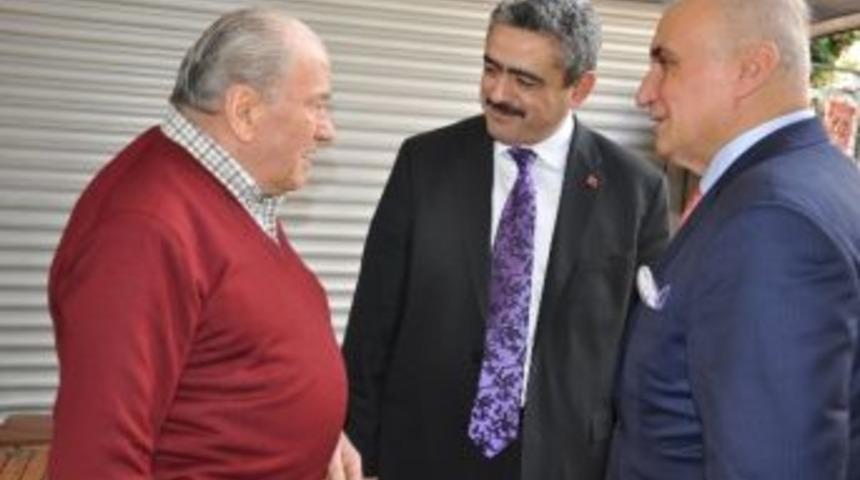 Mhp B&uuml;y&uuml;kşehir Adayı Uzunırmak Ve Başkan Alıcık &Ccedil;arşı Esnafını Ziyaret Etti