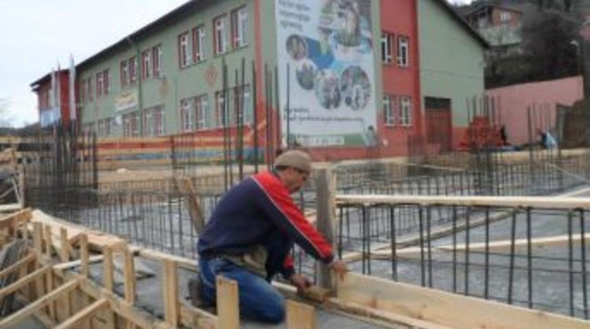 Kasımlı İlkokulu inşaatı devam ediyor