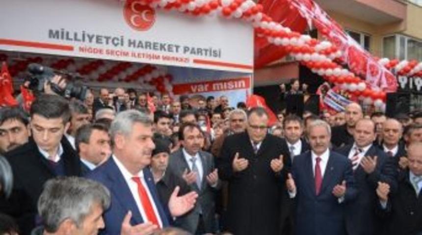Mhp Niğde Se&ccedil;im B&uuml;rosu A&ccedil;tı