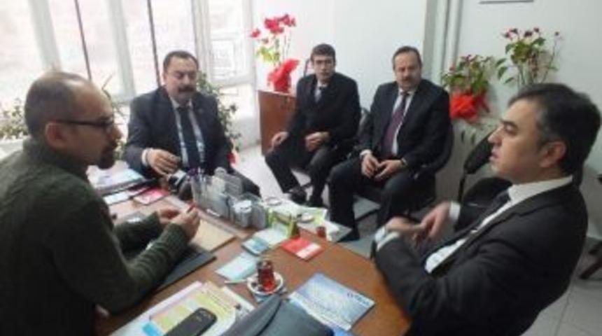 Cumhuriyet Halk Partisi Belediye Başkan Adayı İlk Resmi Ziyaretine Gazetecilerden Başladı