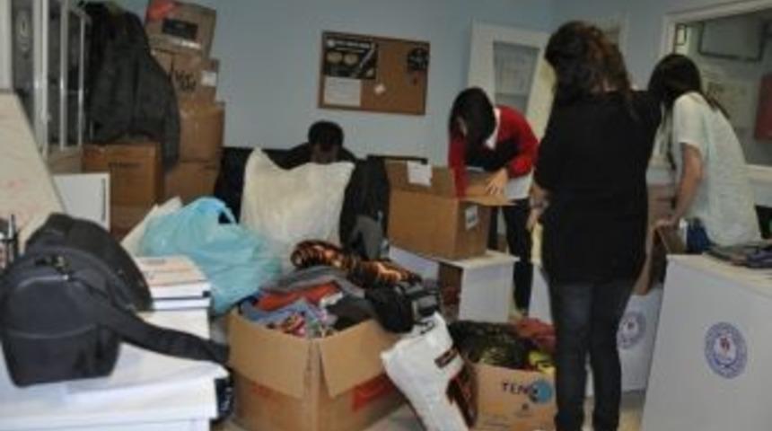 D&uuml;zce Gen&ccedil;lik Merkezinden Van&rsquo;a Yardım