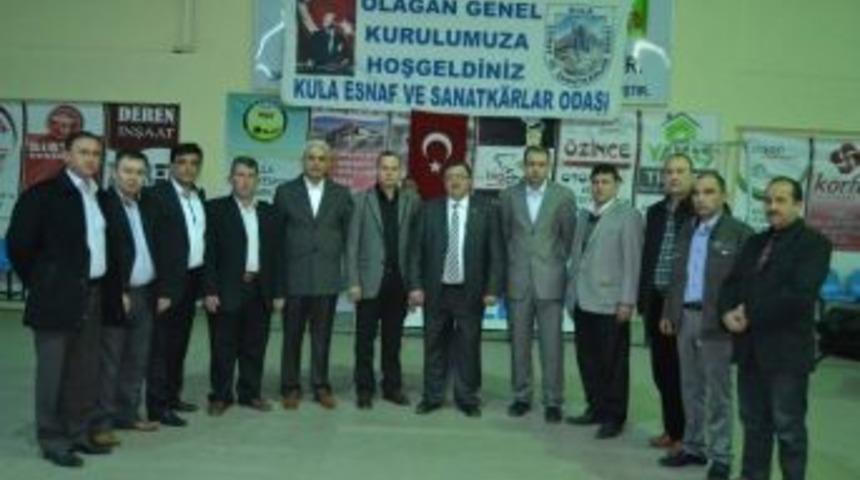 Kula Esnaf Odasının Yeni Başkanı Aytekin Şadan Oldu