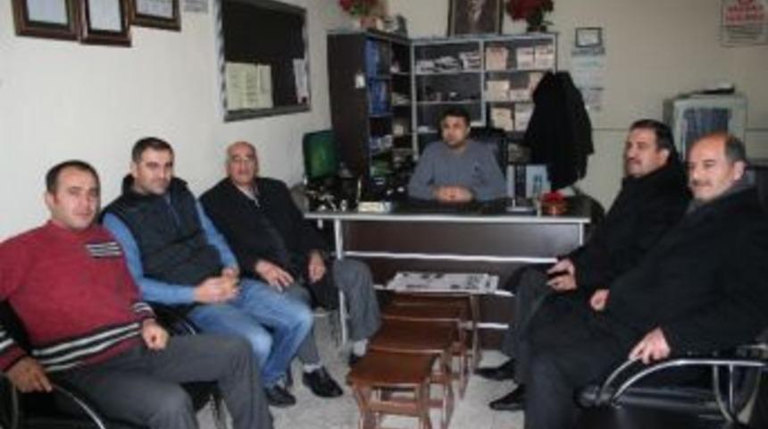 Bulanık Ak Parti Belediye Başkan Adayı Res&uuml;l Bulut İl&ccedil;edeki Gazeteleri Ziyaret Etti