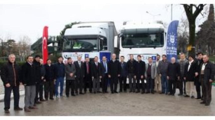 Bursa'dan Suriye'ye Yardım Konvoyu