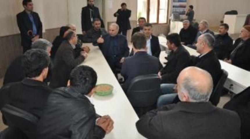 Dinler, Hububat Ticaret Merkezi'ni Ziyaret Etti