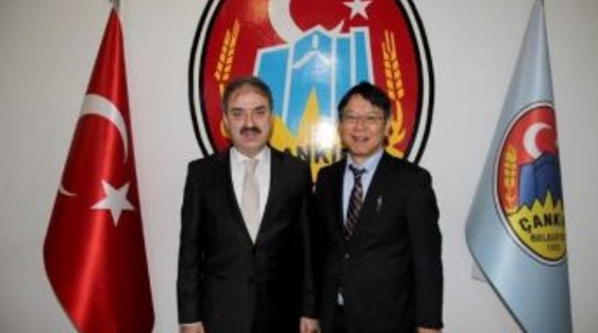 Japon Yatırımcı Başkan Din&ccedil;&rsquo;i Ziyaret Etti